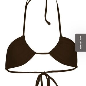 Yolanda Swim String Top and Bottom - Chocolate